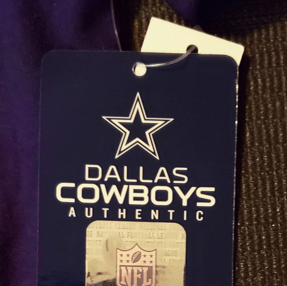 WOMANS DAK PRESCOTT "Kimmy Player" Glitter Print Navy Blue T-Shirt (LARGE) - Picture 3 of 4